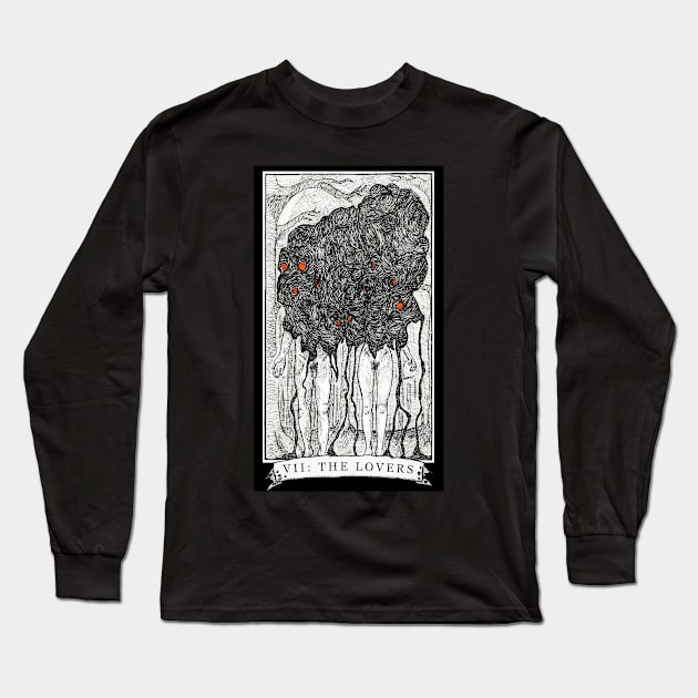 The Lovers - The Tarot Restless Long Sleeve T-Shirt by WinslowDumaine